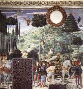 GOZZOLI, Benozzo Procession of the Middle King painting